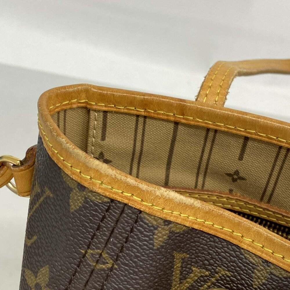 LOUIS VUITTON Brown Monogram Neverfull PM Tote Bag - Picture 7 of 12